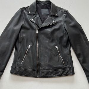 All Saints Tyson Leather Jacket Medium